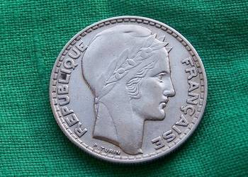 Francja 20 franków 1933 Ag