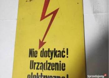 Tabliczka elektryczna z tekstolitu szer 15 cm wys 25 cm