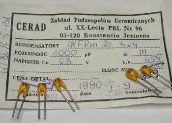 Kondensator 1nF 63V KFPm Cerad
