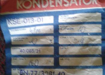 Kondensatory 160V,250V,400V