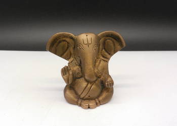 Ganesha z mosiądzu hinduski bóg, duchowość, dobrobyt, mądrość