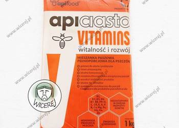 Ciasto Apifood Vitamins Apiciasto 1 KG dla Pszczół Fondant