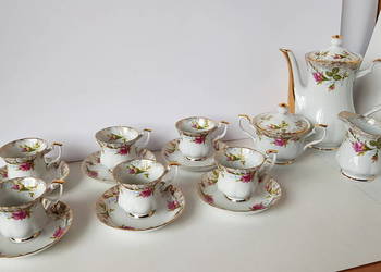 Porcelanowy serwis do kawy / mokki Iwona, porcelana Chodzież