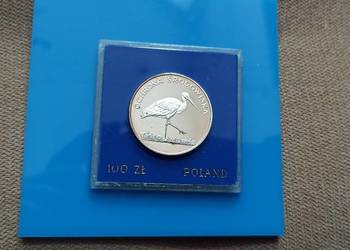 100 zł 1982 Bocian - Ochrona Środowiska