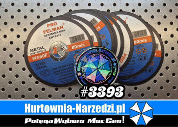 50 sztuk Tarcza do cięcia metalu i stali inox 125x1,0mm tarcza 125mm