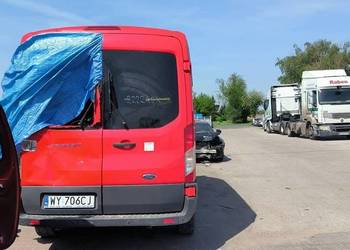 DRZWI PRAWE TYŁ FORD TRANSIT MK8 PRZESZKLONE