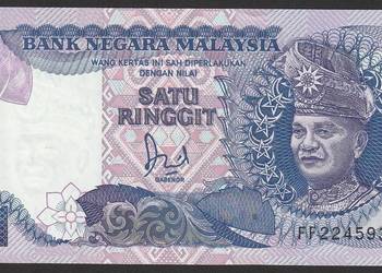 MALEZJA 1 ringgit 1986 - STAN BANKOWY UNC