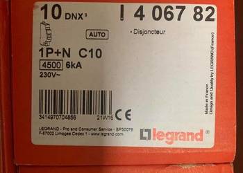 Wyłącznik Nadprądowy C10 DNXᶾ 4500 - 10A - 1P+N /x10/