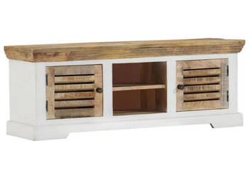 Szafka pod TV 110x30x40 cm lite drewno mango WM-337848