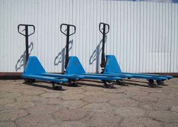 Wózek paletowy ręczny używany paleciak masztowy elektryczny sztaplarka