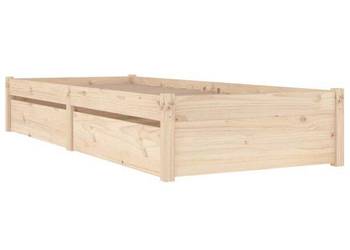 vidaXL Rama łóżka z szufladami, 90x200 cm(SKU:3103463)