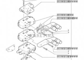 New Holland T6010 T6070 Sekcja zaworu hydr 84230200