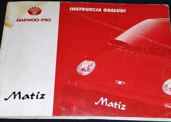 Daewoo-FSO  Matiz - instrukcja obsługi