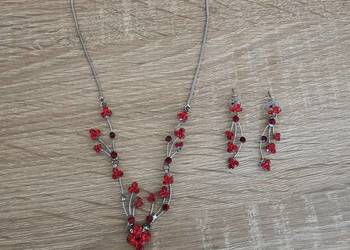 Łańcuszek naszyjnik z kolczykami