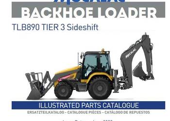 Mecalac TLB890 katalog części zamiennych PL