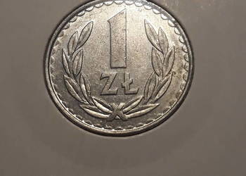 1 złoty 1985 r. - nr 12 - około mennicze