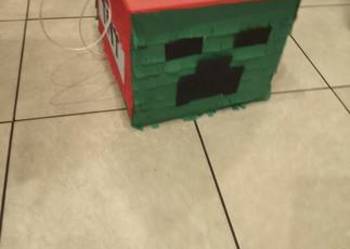 Piniata urodziny creeper TNT mocna