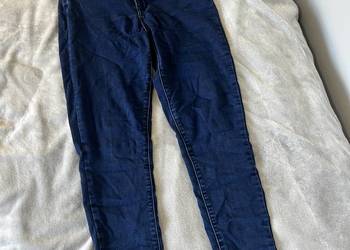 Dżinsy / jeansy / spodnie jeansowe granatowe rurki / skinny | Daysie