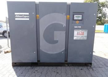 Sprężarka śrubowa kompresor ATLAS COPCO GA110 121kW 84m³ S008673