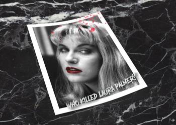 Naklejka K13 + LAURA PALMER 8 x 6 cm wlepki #2