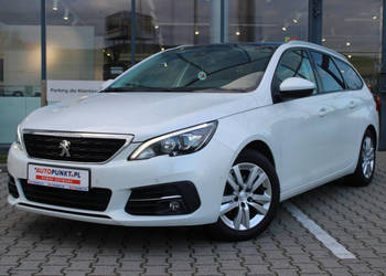 Peugeot 308, 2019r. FVAT23%, I-WŁ, Navi, Skóra, Kamera Cofania, BLIS,