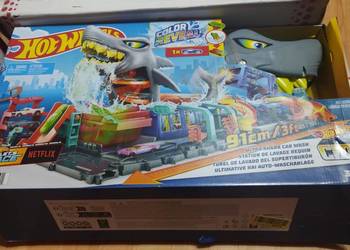 Hot Wheels City Ultra Myjnia Rekina Zestaw do zabawy HTN82