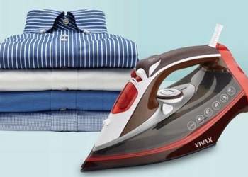 Żelazko Vivax PAROWE IR2201C MOCNE 2200W ANTICALC STOPA CERAMICZNA 380ML