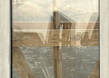 OKNA KacprzaK Witryna 65X119 FIX Używany PCV Plastikowy