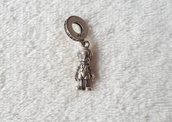 Srebrna zawieszka charms bead bransoletka modułowa Pinokio srebro 925