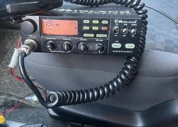 MIDLAND ALAN 48 PLUS MULTI CB Radio z płynnym RF Gain, Mic-Gain, ANL