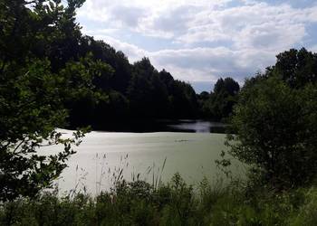 Działka budowlana z dostępem do jeziorka