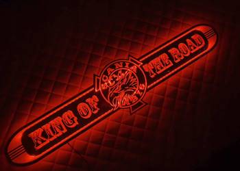 Lustro LED, SCANIA VABIS3 100x25 podświetlane 24v AFLED truck accesories