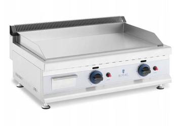 Płyta grillowa gazowa GŁADKA Royal Catering RC-GGF750