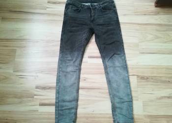Spodnie meskie jeans dzins rurki Reseved szare