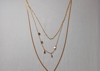 Naszyjnik NOWY potrójny regulowany