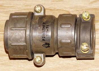 Złącze, wtyk męski, przemysłowy, wojskowy 7 pinów, typu R28P7NG7 RETRO