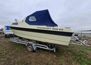 Łódka łódz kabinowa finnsport 650 łódź Wiele łodzi na placu