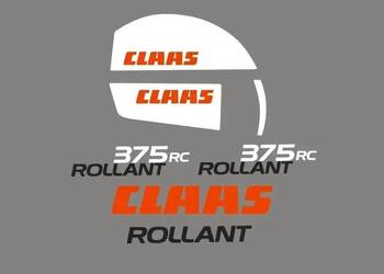Naklejki naklejka oklejenie CLAAS ROLLANT 375 RC Zamiennik