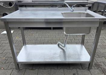Zlew 1 Komorowy z Półką 120/60/85 cm M.1124 N