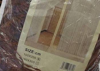 Firana makaron brązowa