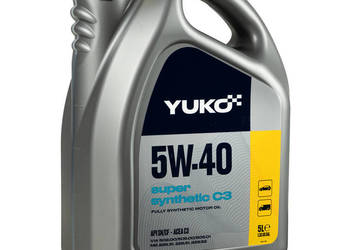 Olej silinkowy YUKO 5W-40 Super Syntetic C3 5L