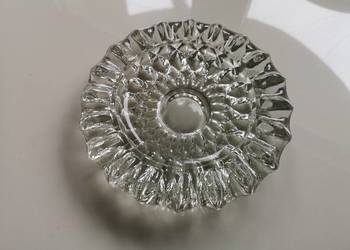 Popielniczka kryształowa vintage PRL