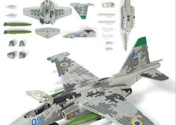 Samolot SU-25 W barwach ukraińskich skala 1:72 Diecast
