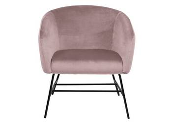 Welurowy Fotel Aurora Rose