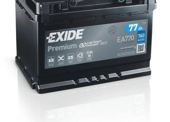 Akumulator Exide Premium 77Ah 760A PRAWY PLUS