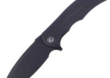 Nóż składany Civivi Praxis Black Coarse Micarta, Black Stonewashed 9Cr18Mo…