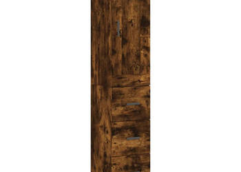 Wysoka szafka przydymiony dąb 345x34x180 cm WM-3200206