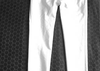 Spodnie - kremowe męskie - W 32 / L 36- pas 86 cm