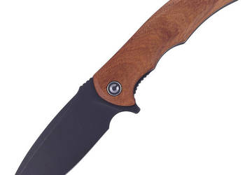 Nóż składany Civivi Praxis Cuibourtia Wood, Black Stonewashed 9Cr18MoV (C8…