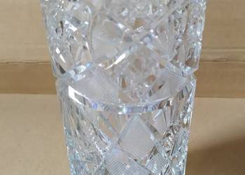 358. WAZON 5 szklany, piękny, wzornictwo PRLu